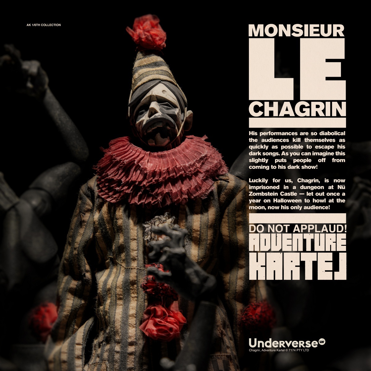 [สั่งจอง] UNDERVERSE UV202412 12” : Adventure Kartel MONSIEUR CHAGRIN