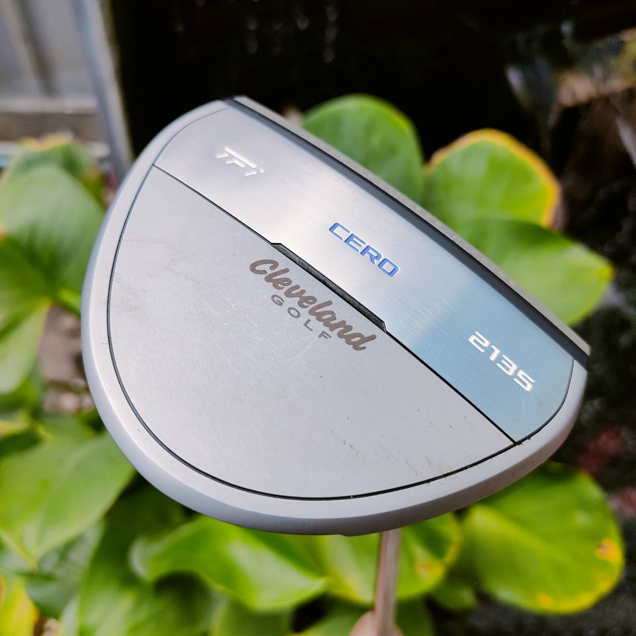 ** กริพเสีย ** PUTTER CLEVELAND TFi CERO 2135 ความยาว 34 นิ้ว ตัวเล็ง 2135 ที่แม่นยำกับสายตาอย่างมาก รูปทรงชดเชยสูง หน้าสัมผัสสุดเกาะไลน์ มี COVER แท้เดิม ไม้กอล์ฟพรีเมี่ยมมือสอง ของแท้ By NakaraLuxurious