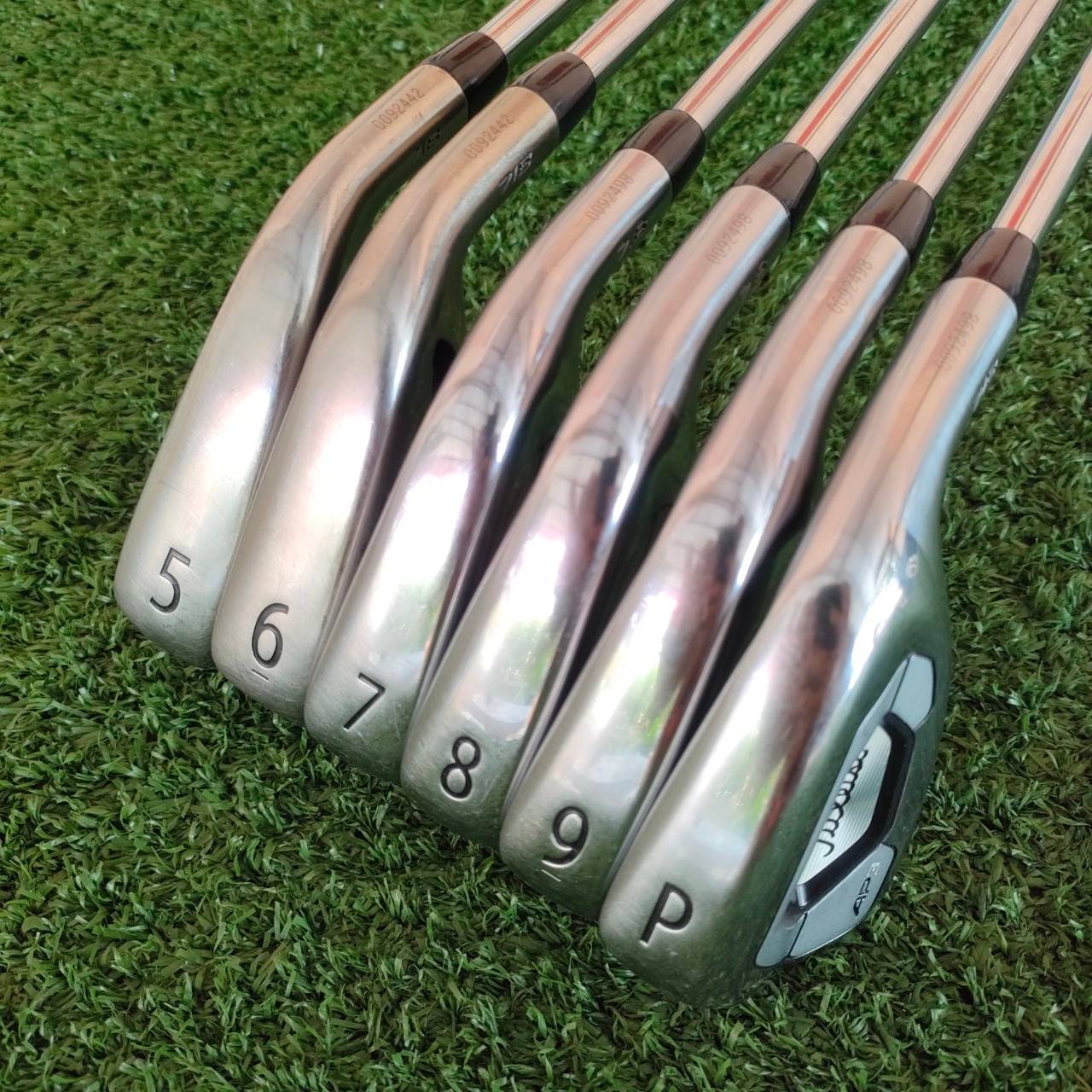 ชุดเหล็ก TITLEIST ก้าน PROJECT X 5.5 ทั้งชุด กริพ IOMIC ทั้งชุด!! เป็นชุดที่รวมกันหลาย AP เพื่อความตีง่ายและคม ในเหล็กยาว มาจนถึงเหล็กสั้น ฟิตติ้งก้านเดียวกันหมด สวิงเวทเดียวกันหมดทั้งชุด!! ไม้กอล์ฟมือสอง ของแท้ BY NakaraLuxurious