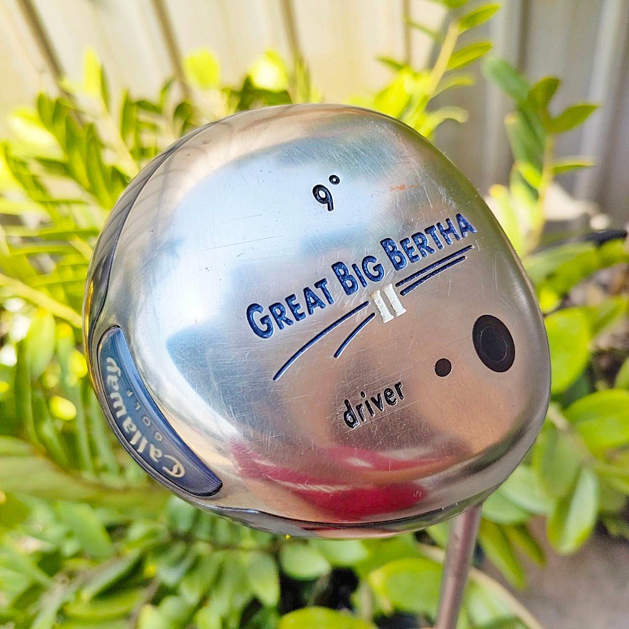 DRIVER CALLAWAY GREAT BIG BERTHA องศา 9 ก้าน GBB SYSTEM 60 FLEX R วัสดุไทเทเนี่ยม หน้าเด้งตีไกล ไม้กอล์ฟมือสอง ของแท้ BY NakaraLuxurious