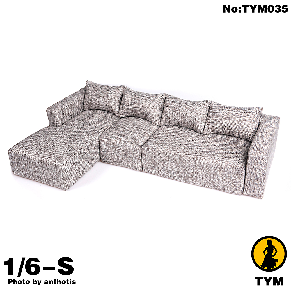 [สินค้าพรีออเดอร์] Sofa 1/6 โซฟา .... โซกู๊ด โซฟาผ้า.... เวรี่กู๊ด!!!