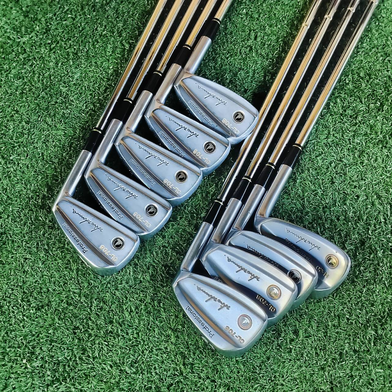 ชุดเหล็ก HONMA CL-708 MADE IN JAPAN SAKATA ก้านเหล็ก HONMA เดิมหมด FLEX R1 มีเหล็ก 4 5 6 7 8 9 10 11 SW เป็นชุดใหญ่ 9 ชิ้น มีถึงเหล็ก11 สภาพสวยเดิมอย่างดี วัสดุพรีเมี่ยม ไม้กอล์ฟพรีเมี่ยมมือสอง ของแท้ By NakaraLuxurious