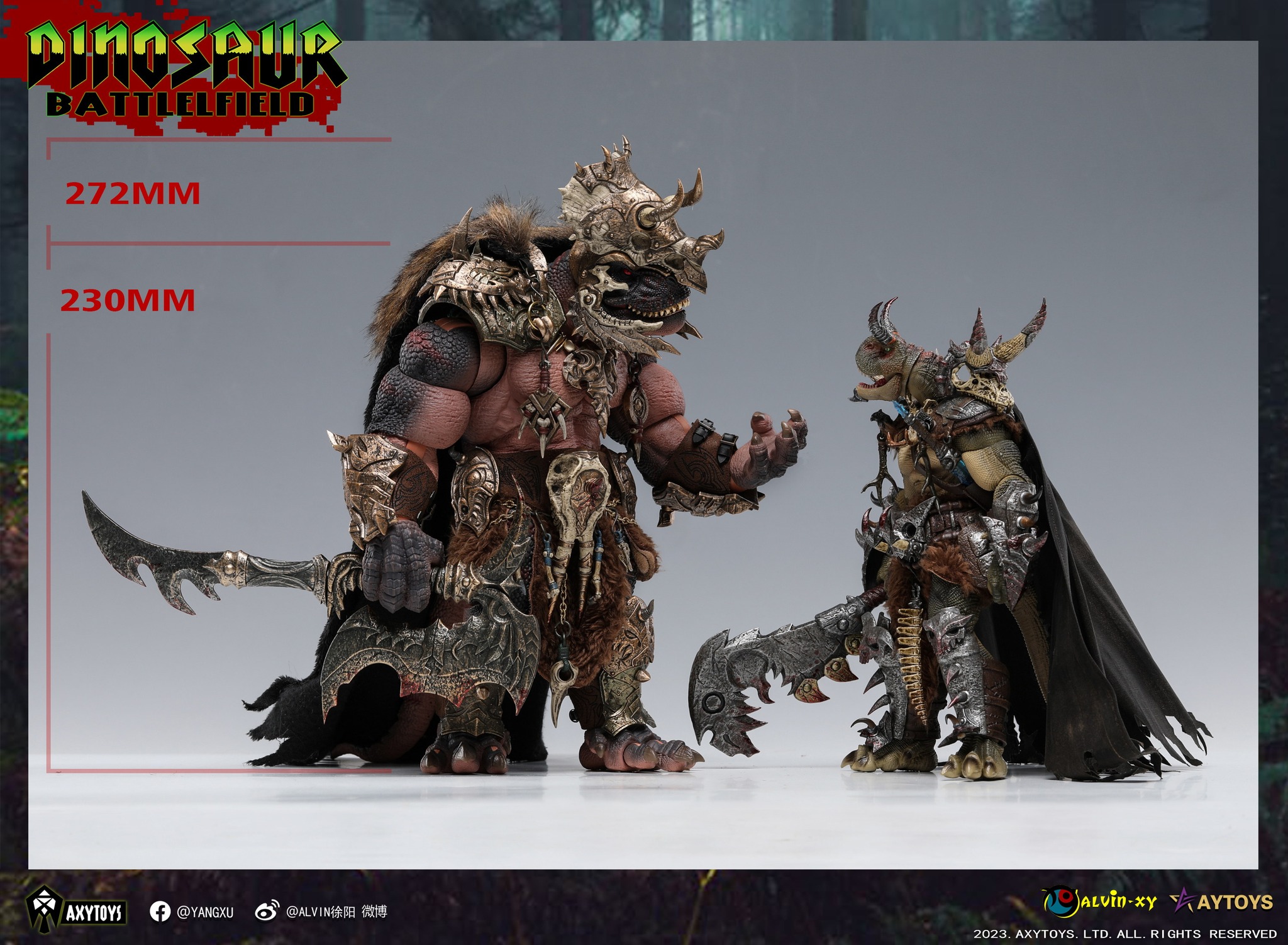 [สั่งจอง]AXYToys 1/12 : Dinosaur Battlefield - Tyrannosaurus