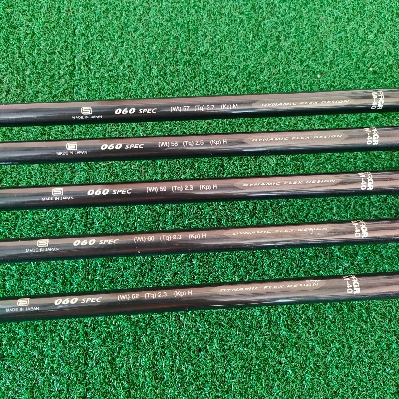 ชุดเหล็ก PRGR TR-X 910 มีเหล็ก 6 - 9 PW 5ชิ้น ก้าน 060 SPEC PRGR M-40 ชุดเหล็กสุดพรีเมี่ยมจากญี่ปุ่น