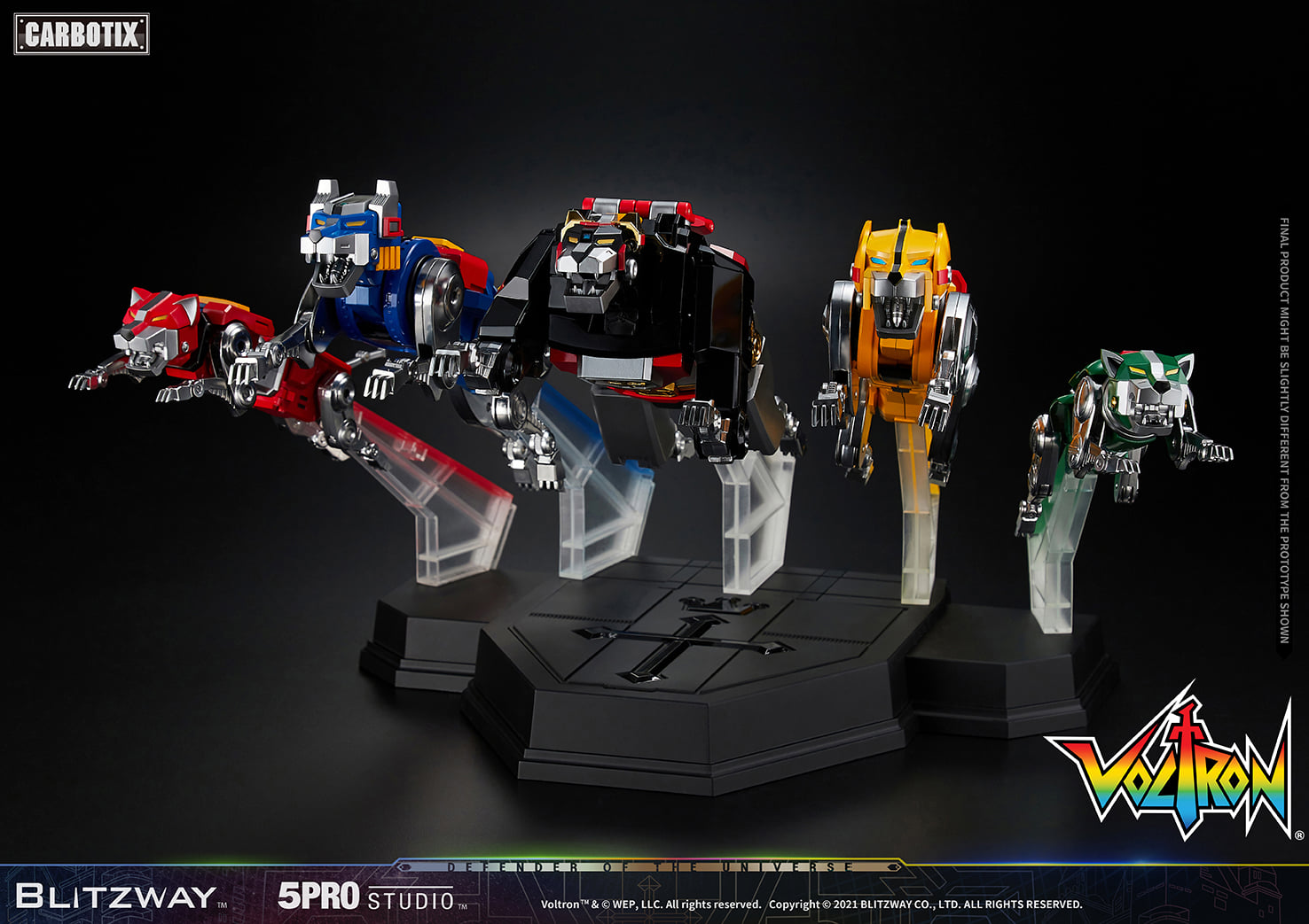 [สั่งจอง]5PRO STUDIO × BLITZWAY : CARBOTIX Series 5PRO-CA-10401 Voltron