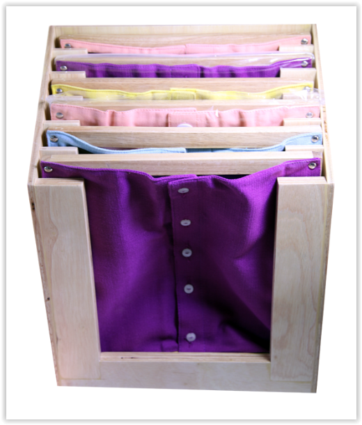 กรอบฝึกการแต่งตัว ตู้ใส่ได้ 6 ชิ้น (สามารถเลือกชุดฝึกเพิ่มได้) ฝึกแต่งกาย ผูกเชือก ติดกระดุม รูดซิป ใส่เข็มขัด และอื่นๆ สื่อการสอน เด็กอนุบาลมอนเตสซอรี่ ,montessori, สื่อการสอนประถม