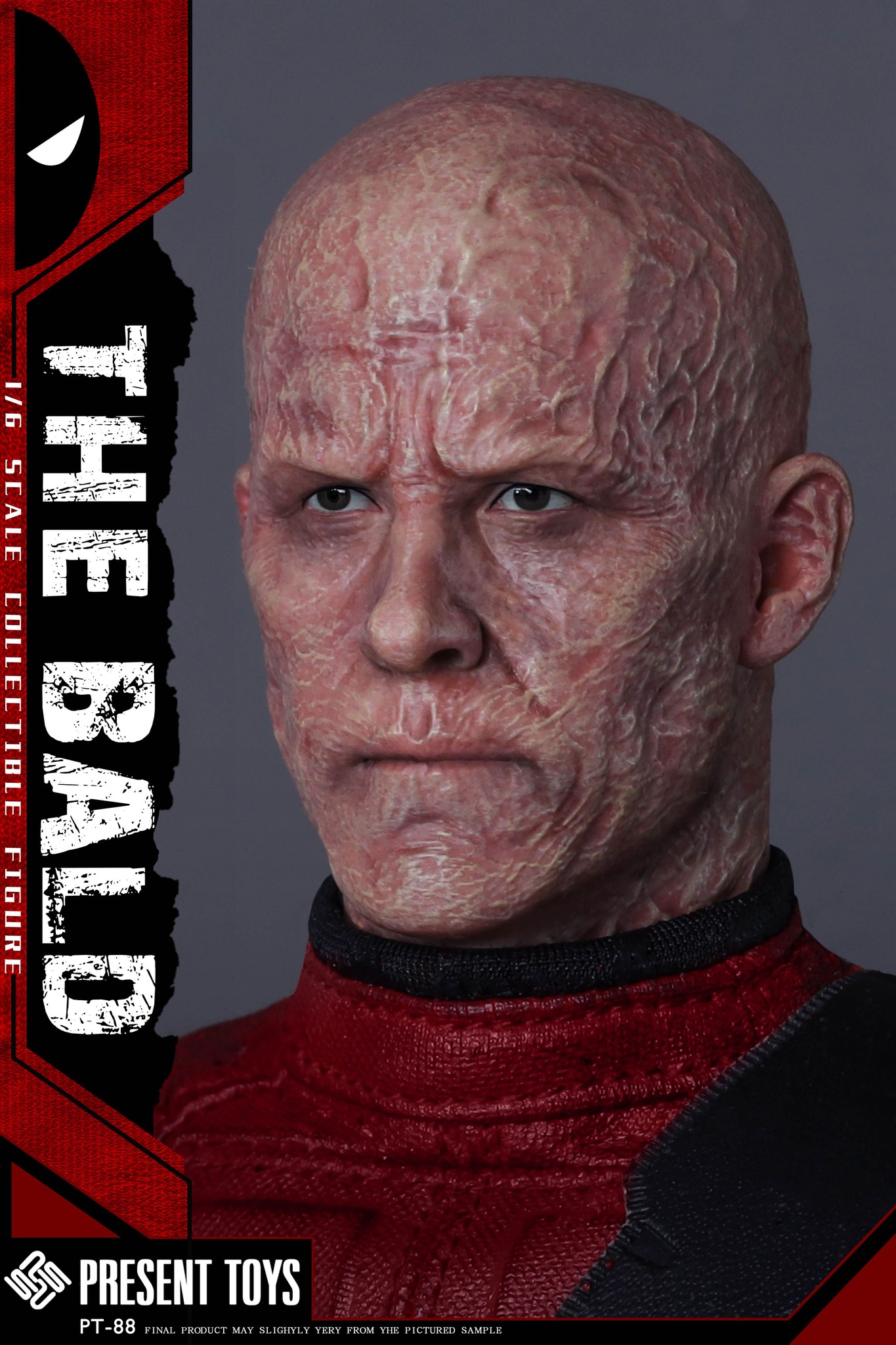 [พร้อมส่ง]PRESENT TOYS PT-SP88 1/6 : The Bald Head Sculpt (เฉพาะหัวเท่านั้น)