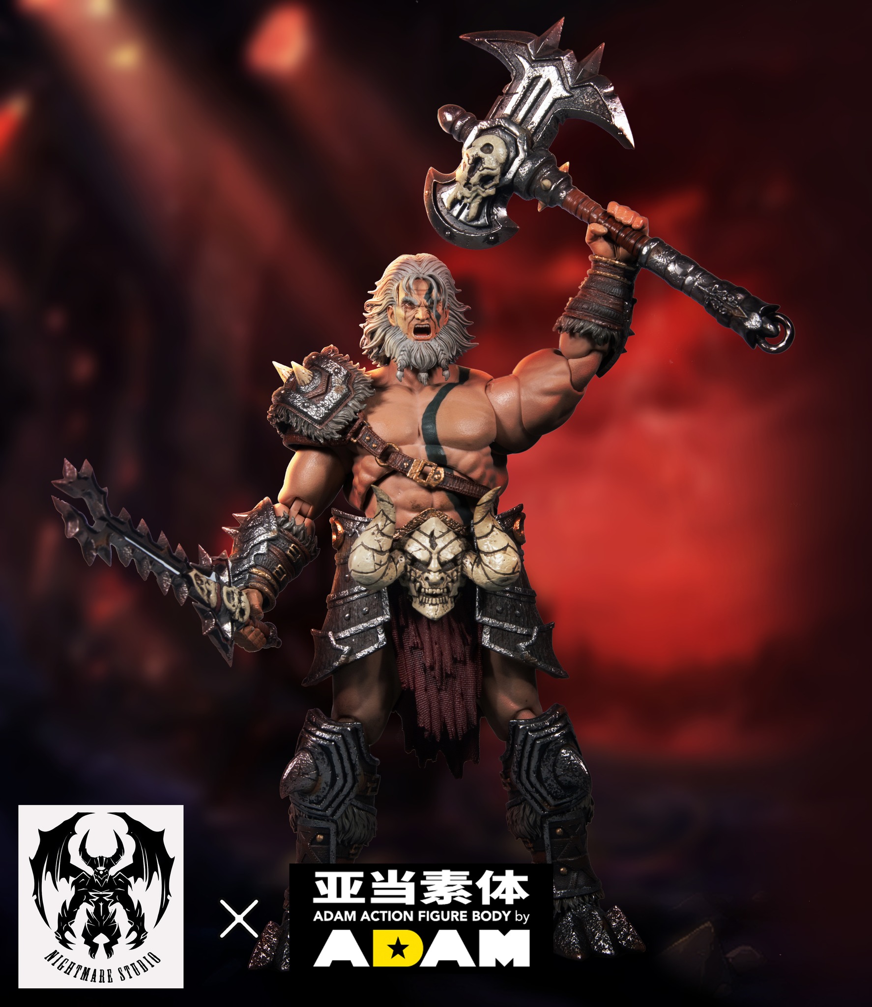 [สั่งจอง] Nightmare Studio 1/12 : Barbarian Berserker