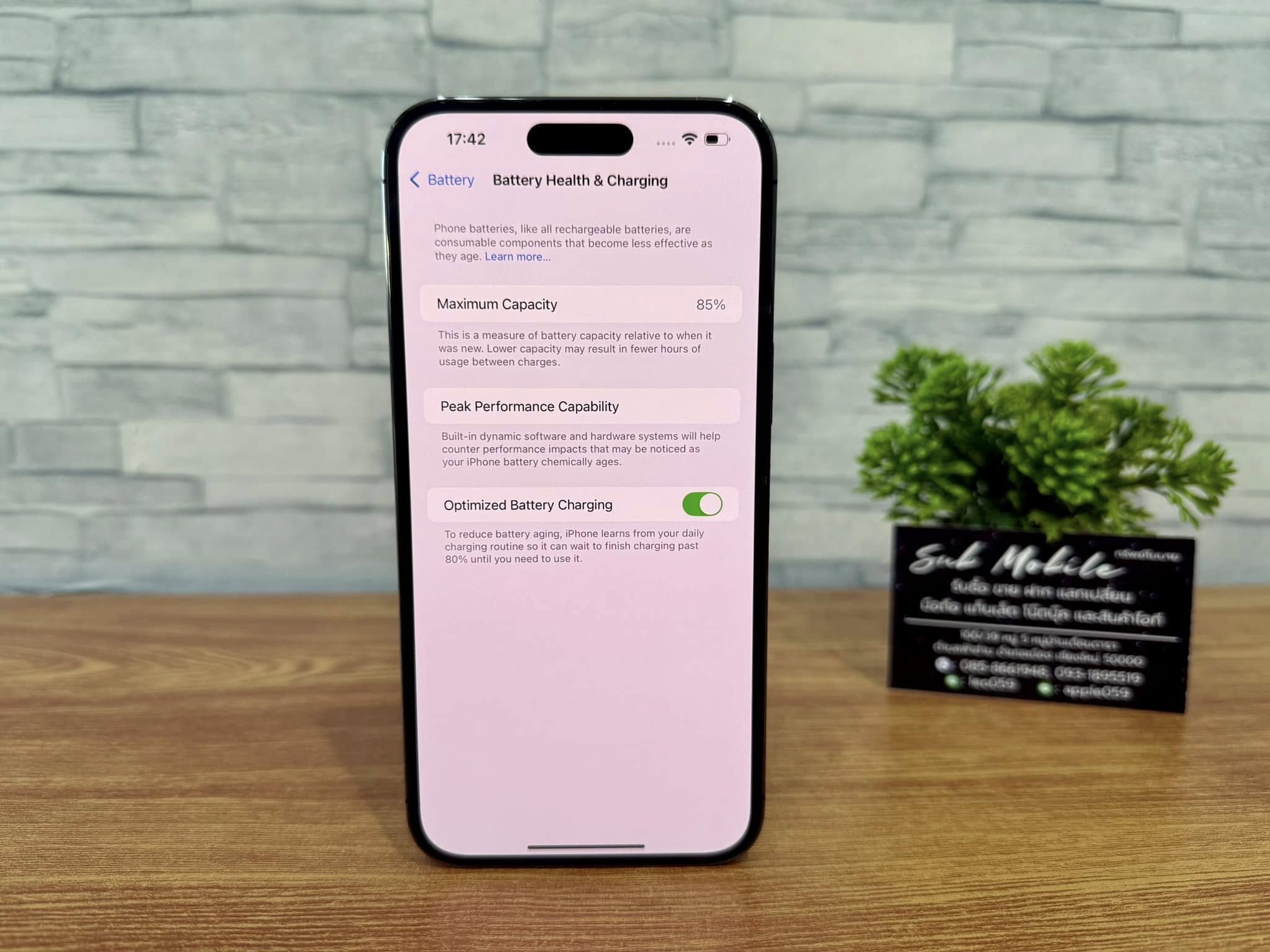 iPhone 14 Pro Max 128GB สี purple เครื่องศูนย์ มือสอง