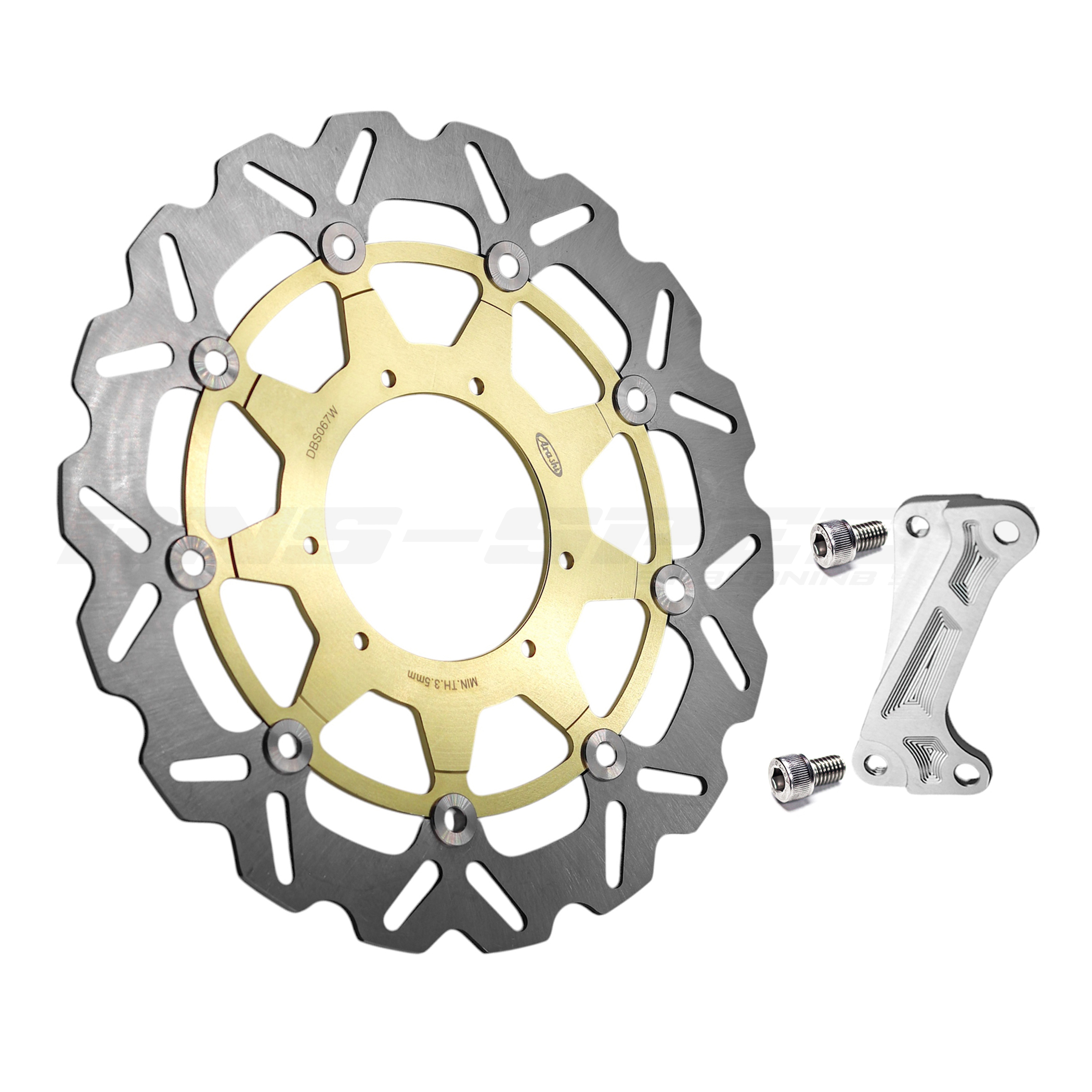 จานดิสเบรค Arashi 320mm CRF250/300L/M/Rally - สีทอง