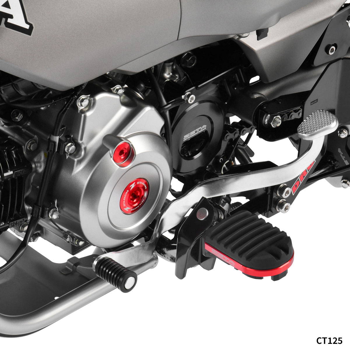 พักเท้า ZETA Adventure FootPegs CT125 - Black