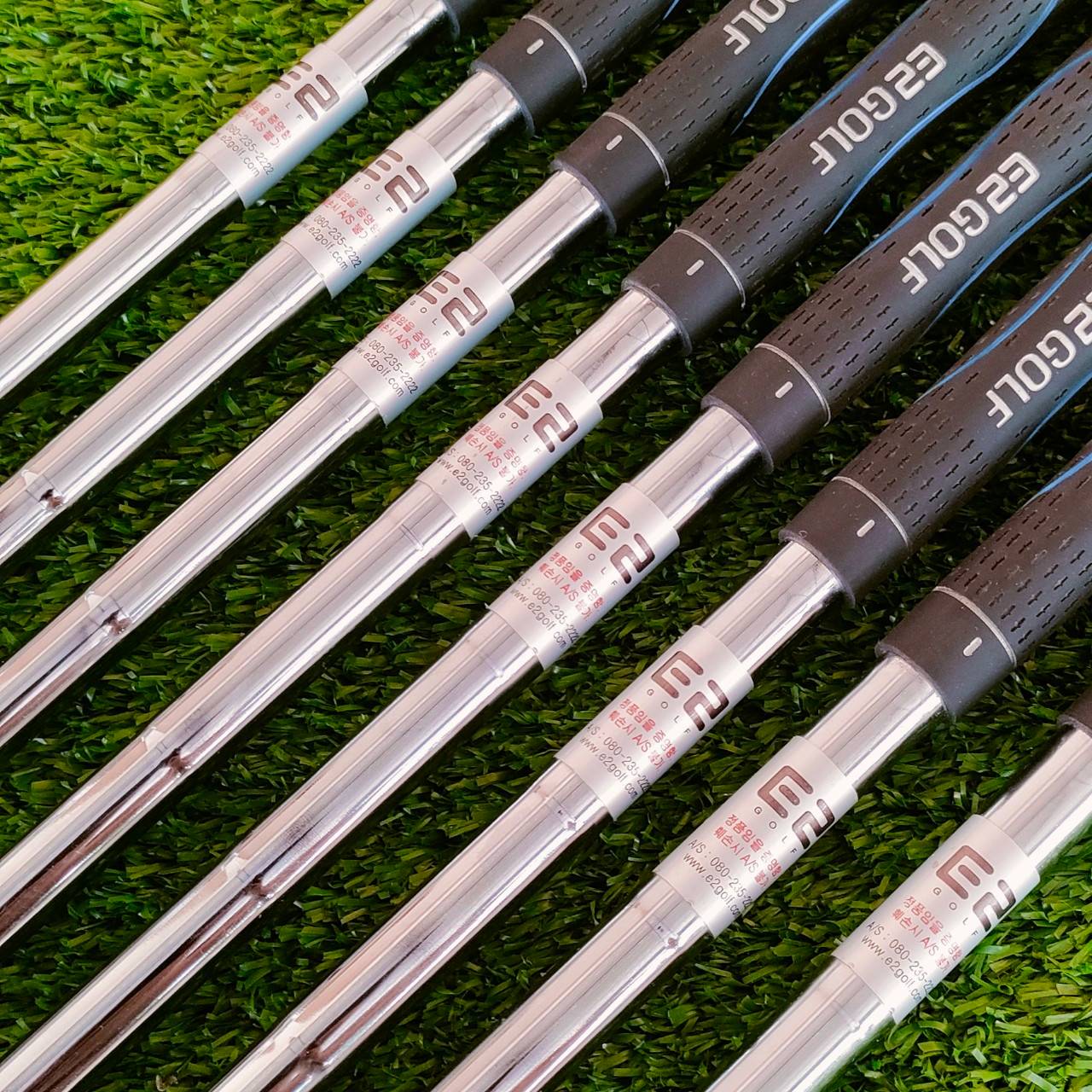 ชุดเหล็ก E2 EXTREME POWER มีเหล็ก 5-9 เเละ PW AW SW ก้าน E2 GOLF FLEX R สวยเดิม เป็นชุดเหล็กพรีเมี่ยมของเกาหลี ไม้กอล์ฟมือสอง ของแท้ BY NakaraLuxurious