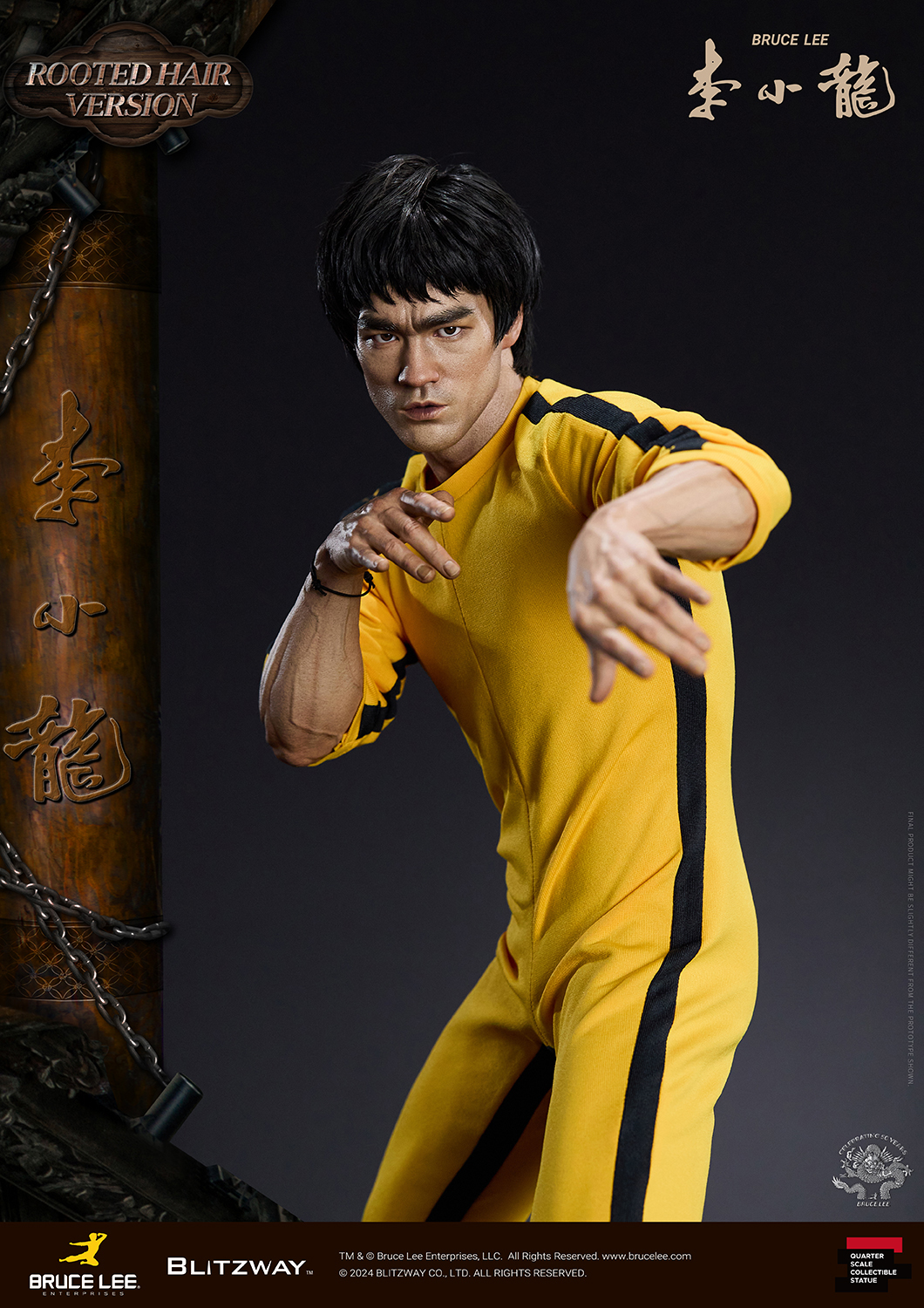 [สั่งจอง] Blitzway BW-SS-22401 1/4 : Bruce Lee Tribute 50th Anniversary Grafted Hair Version