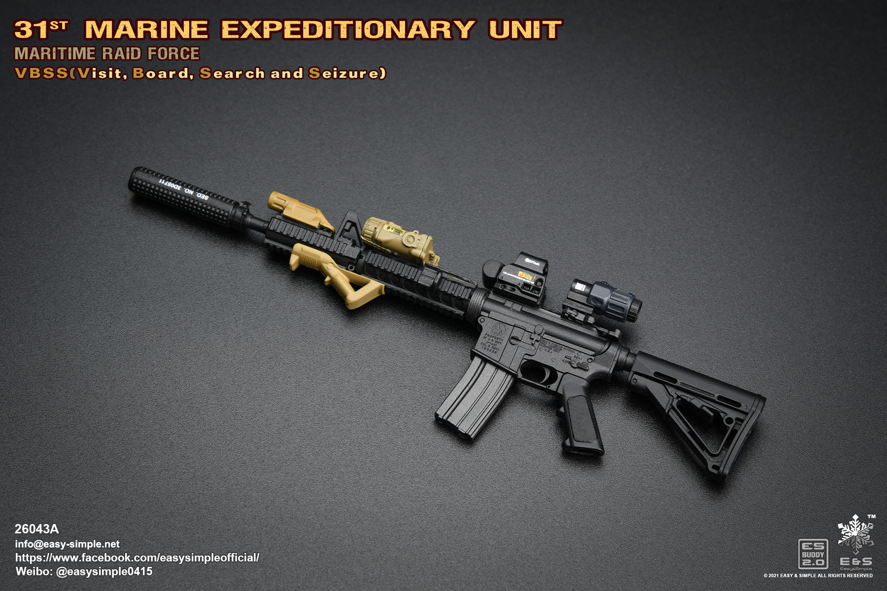 [สั่งจอง] Easy&Simple 26043A 1/6 : 31st MEU MRF VBSS