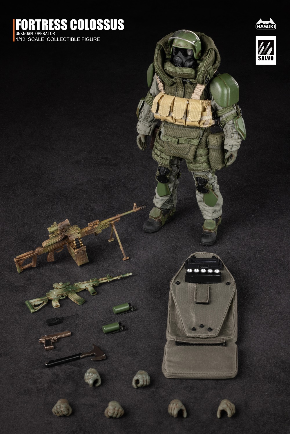 [พร้อมส่ง]HASUKI SA02 1/12 : Black Ops