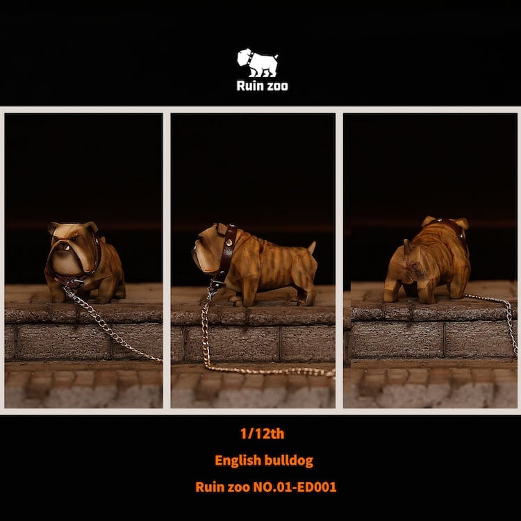 [สั่งจอง]RZTOYS 1/12 : English bulldog