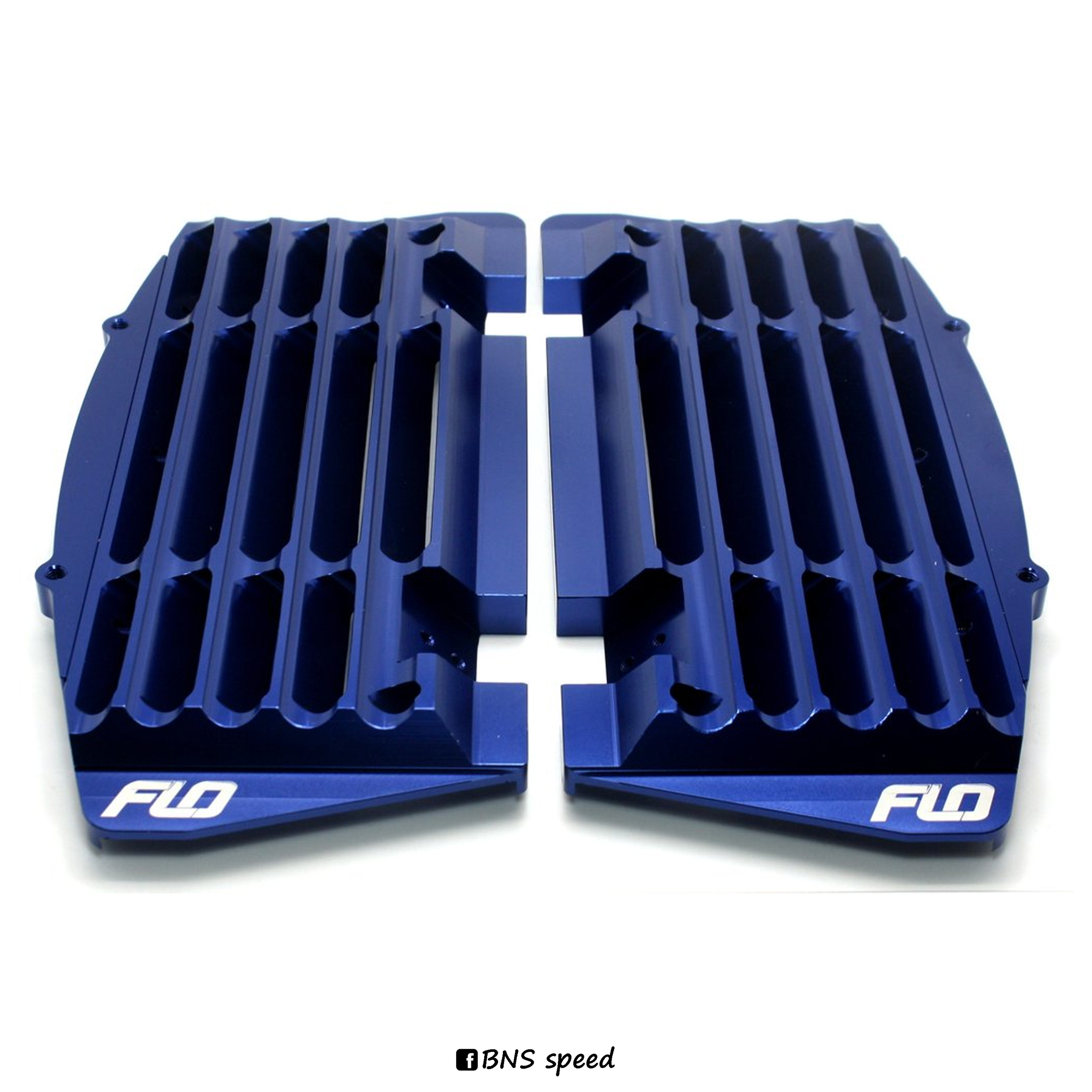 การ์ดหม้อน้ำ Flo Motorsports Radiator Brace KTM 15-21, Husqvarna 16-21 - Blue