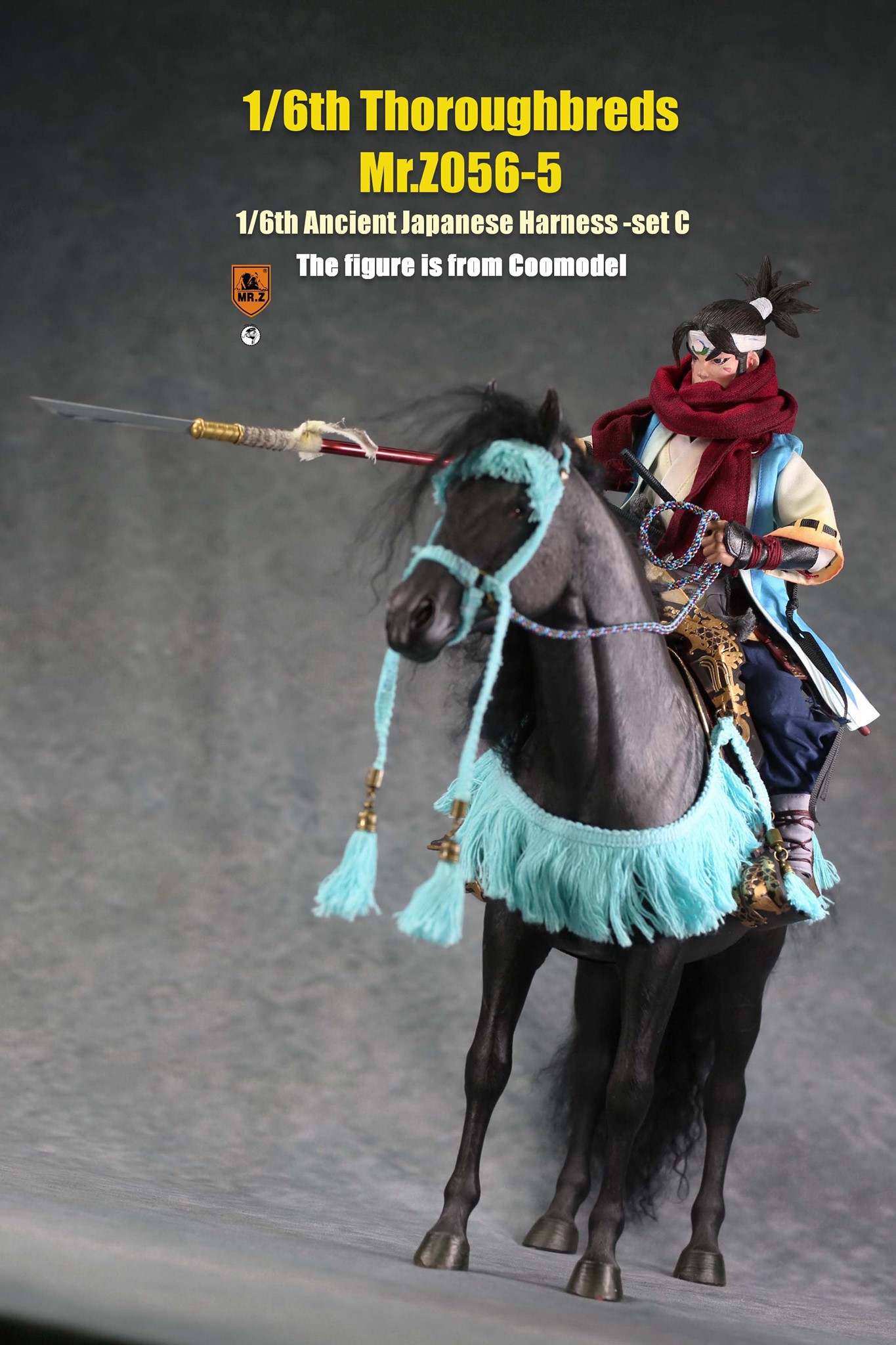 [สั่งจอง]MR.Z MRZ056 1/6 animal model No.56 : Thoroughbreds （all 5 colours） MR.Z 1/6 : Ancient Japanese Harness Set