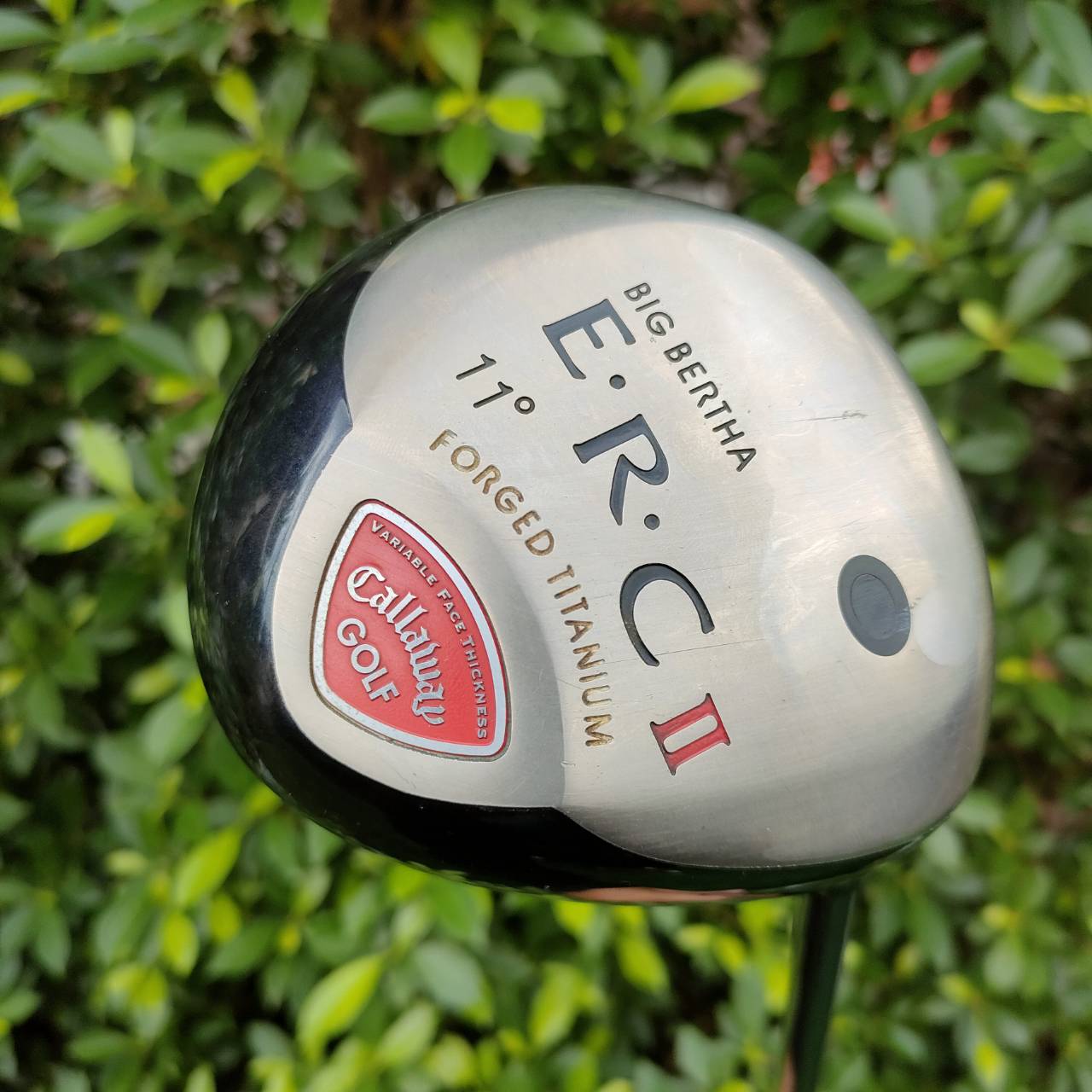 DRIVER CALLAWAY BIG BERTHA E.R.C II องศา 11 ก้าน SYSTEM 50 FLEX R วัสดุ FORGED TITANIUM หน้าเด้งสุดขีด ตีไกลสุดขั้ว