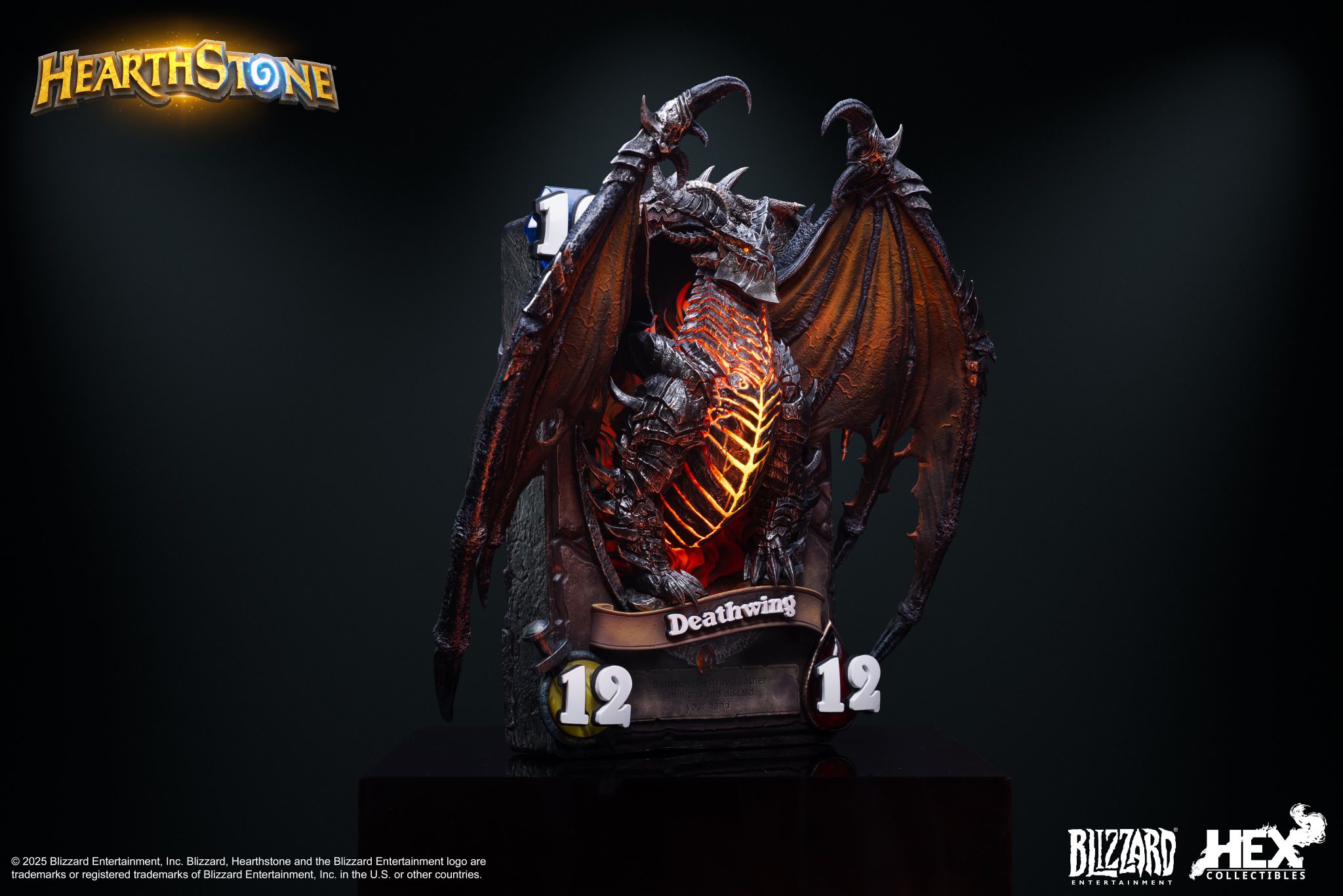 [สั่งจอง]HEX Collectibles : Deathwing Art Statue (Blizzard Hearthstone)