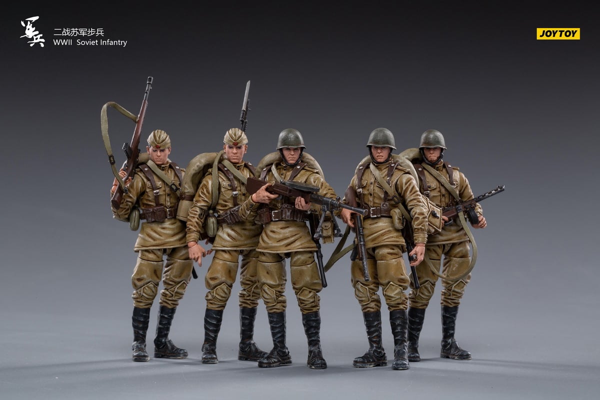 [สั่งจอง]JOYTOY JT0845 1/18 : WWII Soviet Infantry