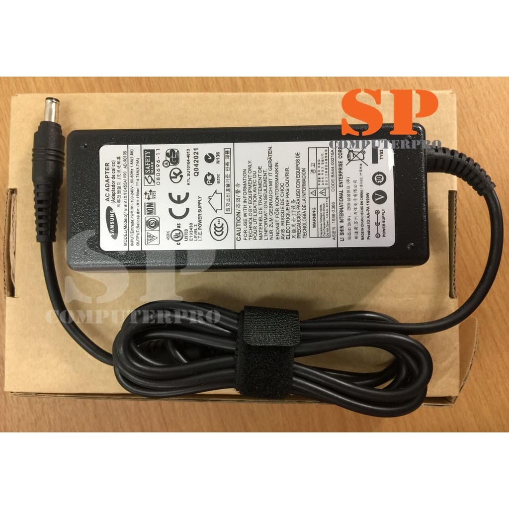 Samsung Adapter อแดปเตอร์ของแท้ samsung R428 R478 NP300 NP350 NP530U 19V 4.7A หัว 5.5*3.0 90W