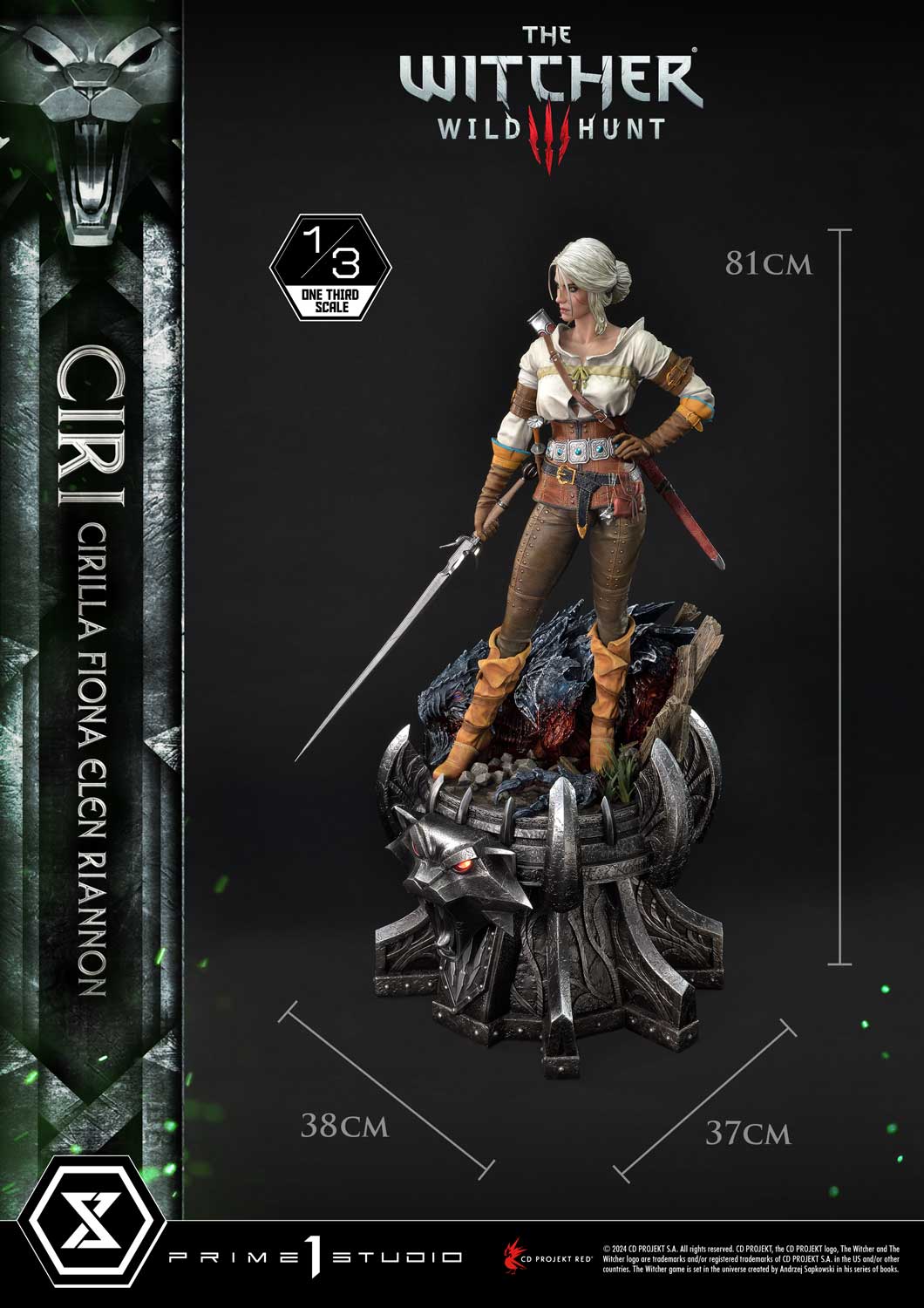 [สั่งจอง]Prime 1 Studio MMW3-03 : Ciri Fiona Elen Riannon (The Witcher 3: Wild Hunt)