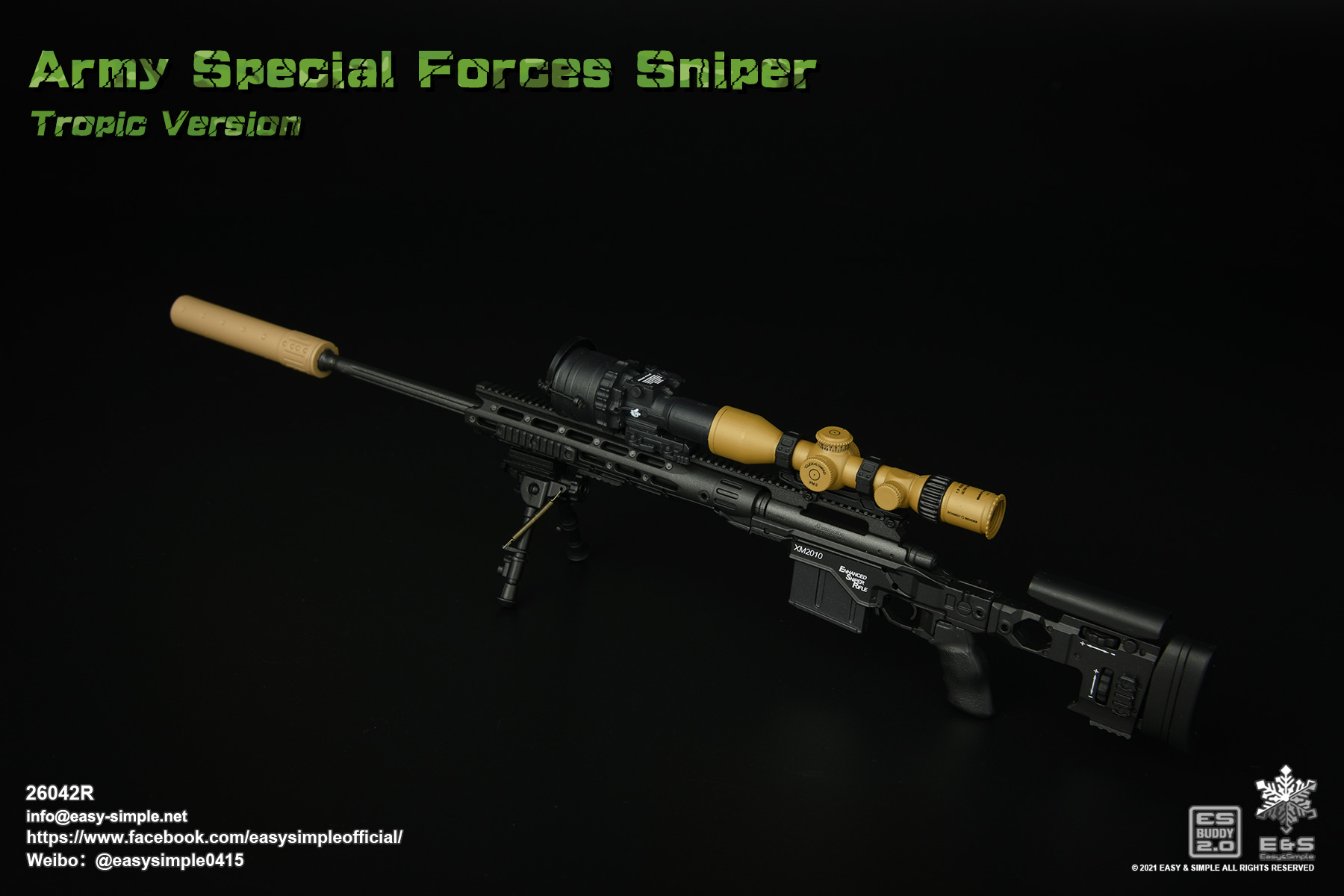 [สั่งจอง] Easy&Simple 26042R 1/6 : Army Special Forces Sniper Tropic Version