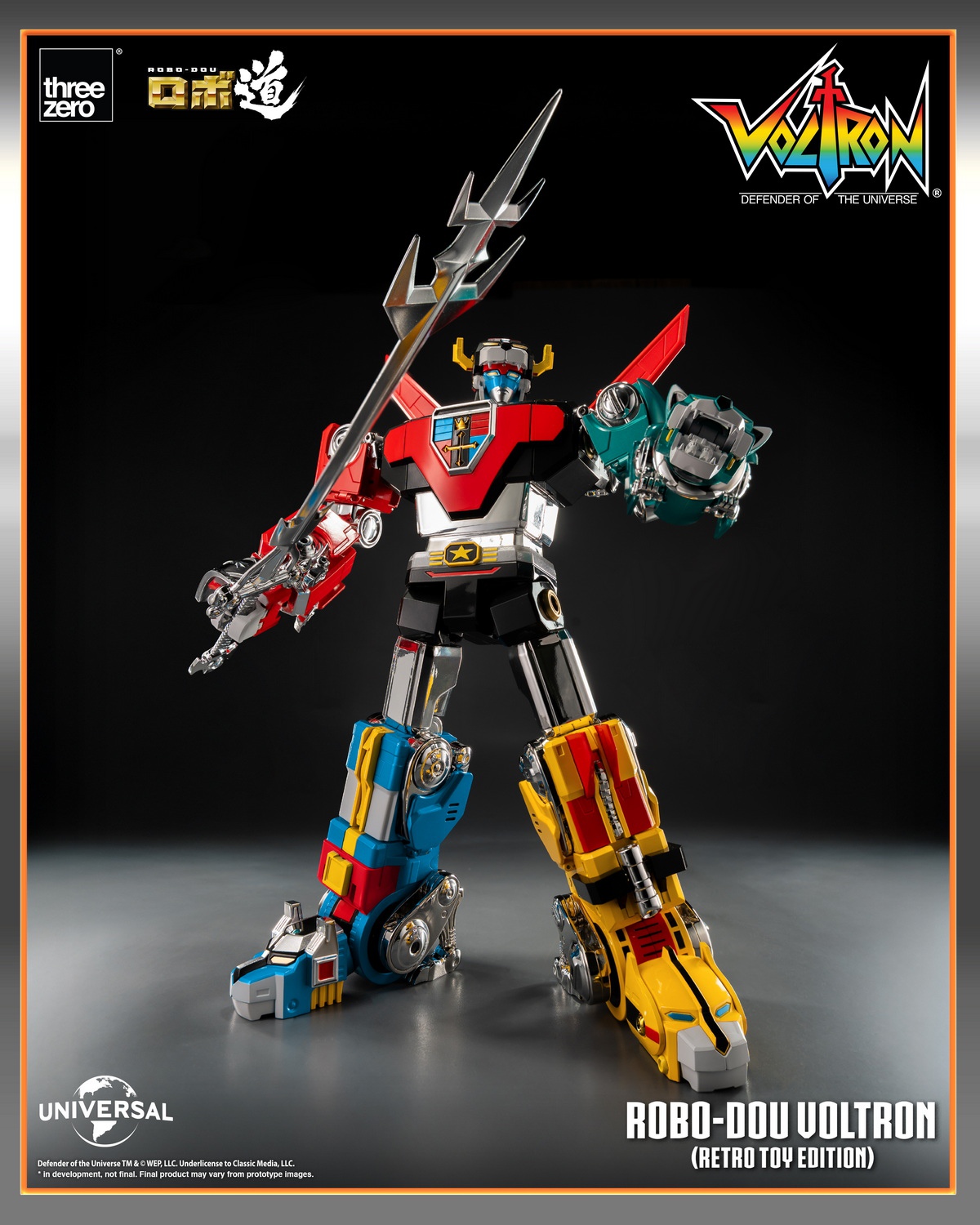 [สั่งจอง]Threezero 3Z09470W0 : ROBO-DOU Voltron (Retro Toy Edition)