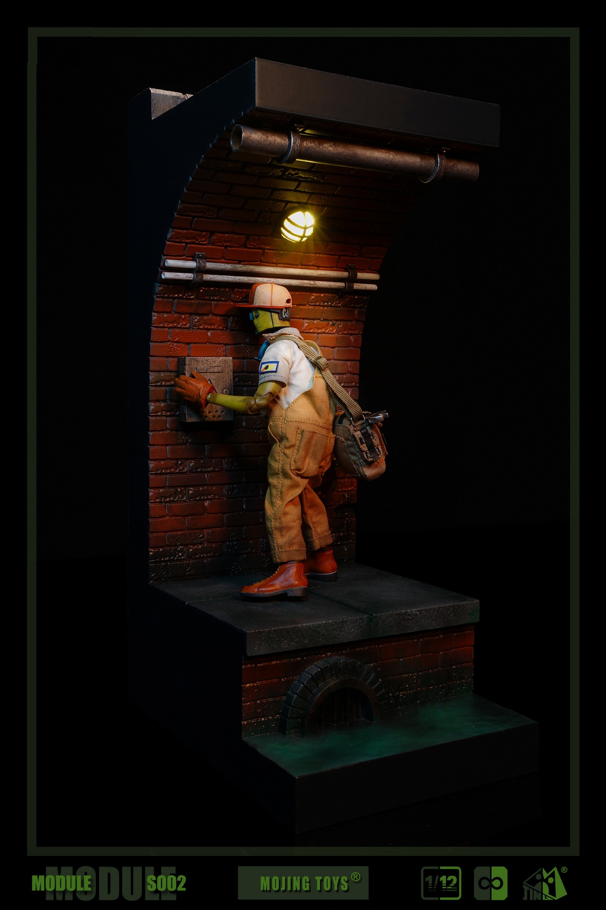 [สั่งจอง] mOjingToys 1/12 Module series American comic sewer DIORAMA BASE