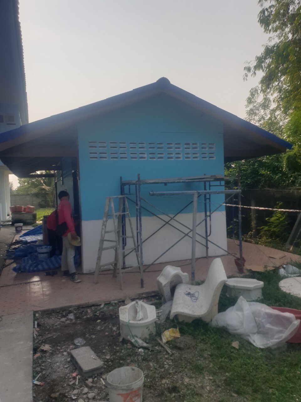 งานปรับปรุงห้องอาบน้ำ &ห้องส้วม รร.โสตศึกษา นครปฐม