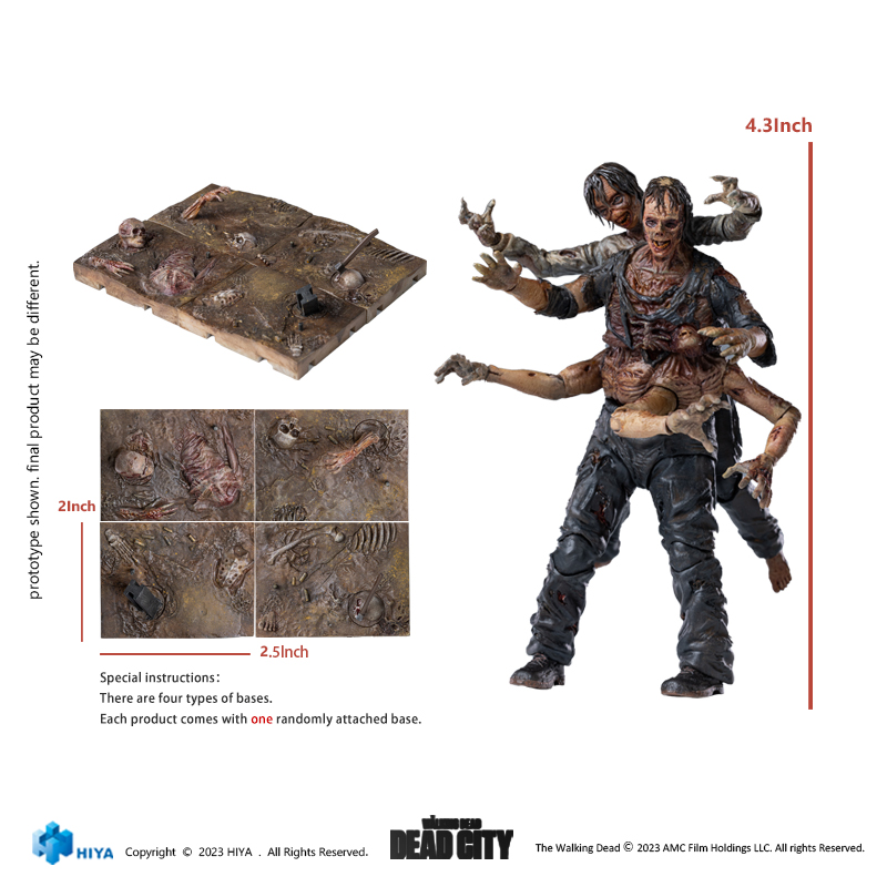 [สั่งจอง] Hiya toys 1/18 : The Walking Dead: Dead City