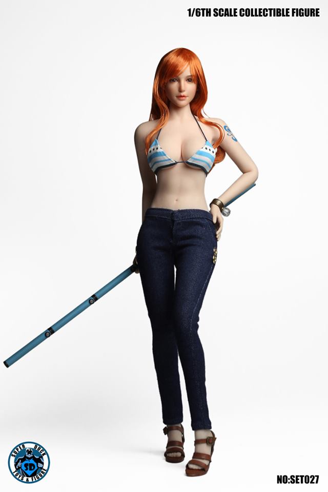 [สั่งจอง]SUPER DUCK SET027 1/6 Cosplay Sexy seaman headsculpt dress set