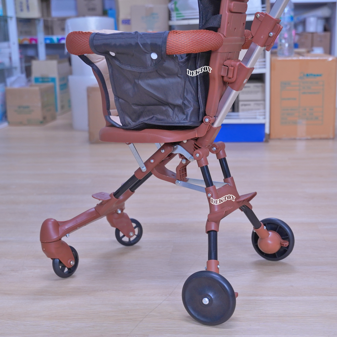 รถเข็นเด็กพับได้ รถเข็นเด็กโต6เดือนขึ้นไป รับน้ำหนัก 30 กก. ล็อกล้อได้ รุ่น TC16