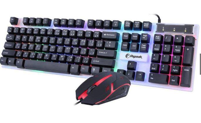 🔥🔥 Razeak Keyboard+Mouse Gamimg RKM-101 (Mousepad) ของใหม่ 🔥🔥