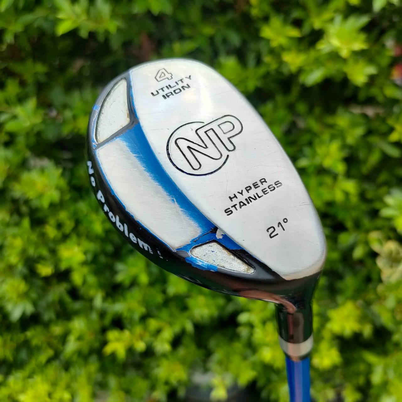 HYBRID 4 DUNLOP NP HYPER STAINLESS องศา 21 ก้าน DUNLOP FLEX R HYBRID JAPAN วัสดุสแตนเลส สุดพรีเมี่ยม ไม้กอล์ฟมือสอง ของแท้ BY NakaraLuxurious