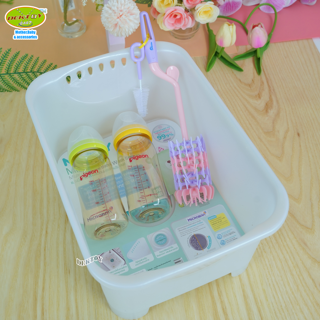 Gracekids เกรซคิดส์ แปรงล้างขวดนมซิลิโคน ไลแลค