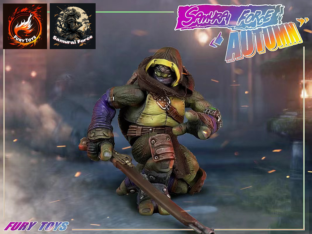 [พร้อมส่ง]Fury toys 1/12 : Samurai Force Wave 2 - Musketman Autumn (เต่านินจา)+(อุปกรณ์เสริม)