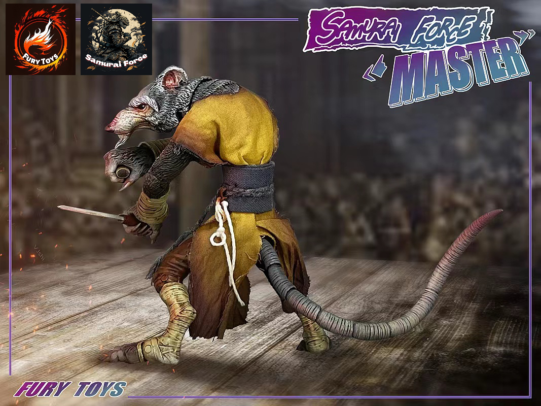 [พร้อมส่ง] Fury toys 1/12 : Samurai Force Wave 2 - The Master (อาจารย์หนู)