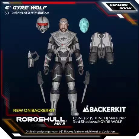 [สั่งจอง]ROBOSKULL MKII & 4" BLOOD WOLF PILOT