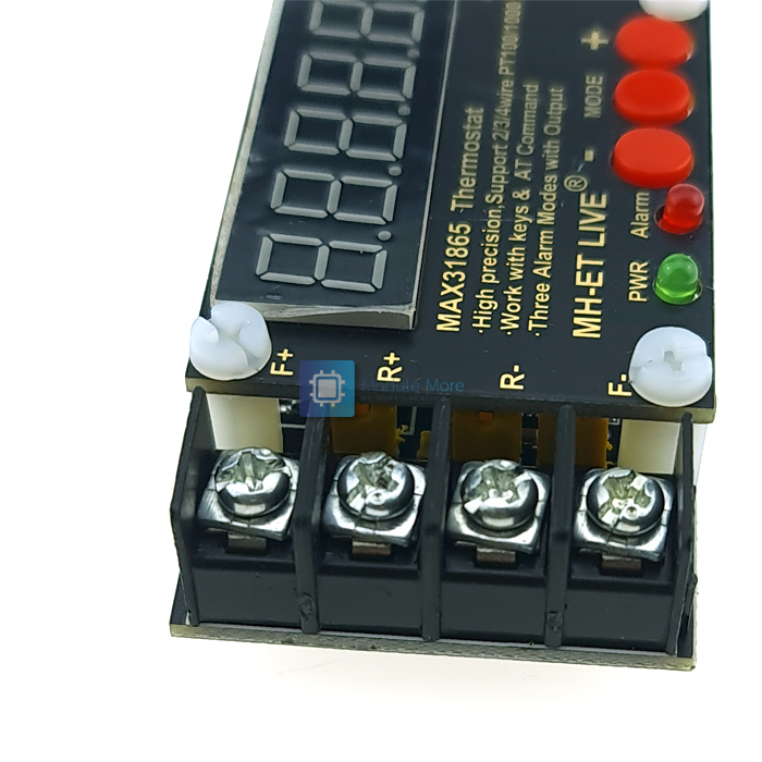 เซนเซอร์วัดอุณหภูมิด้วย PT100 thermocouple ให้สัญญาณออกเป็น Serial MAX31865 high precision isolated temperature collector module PT100 serial port