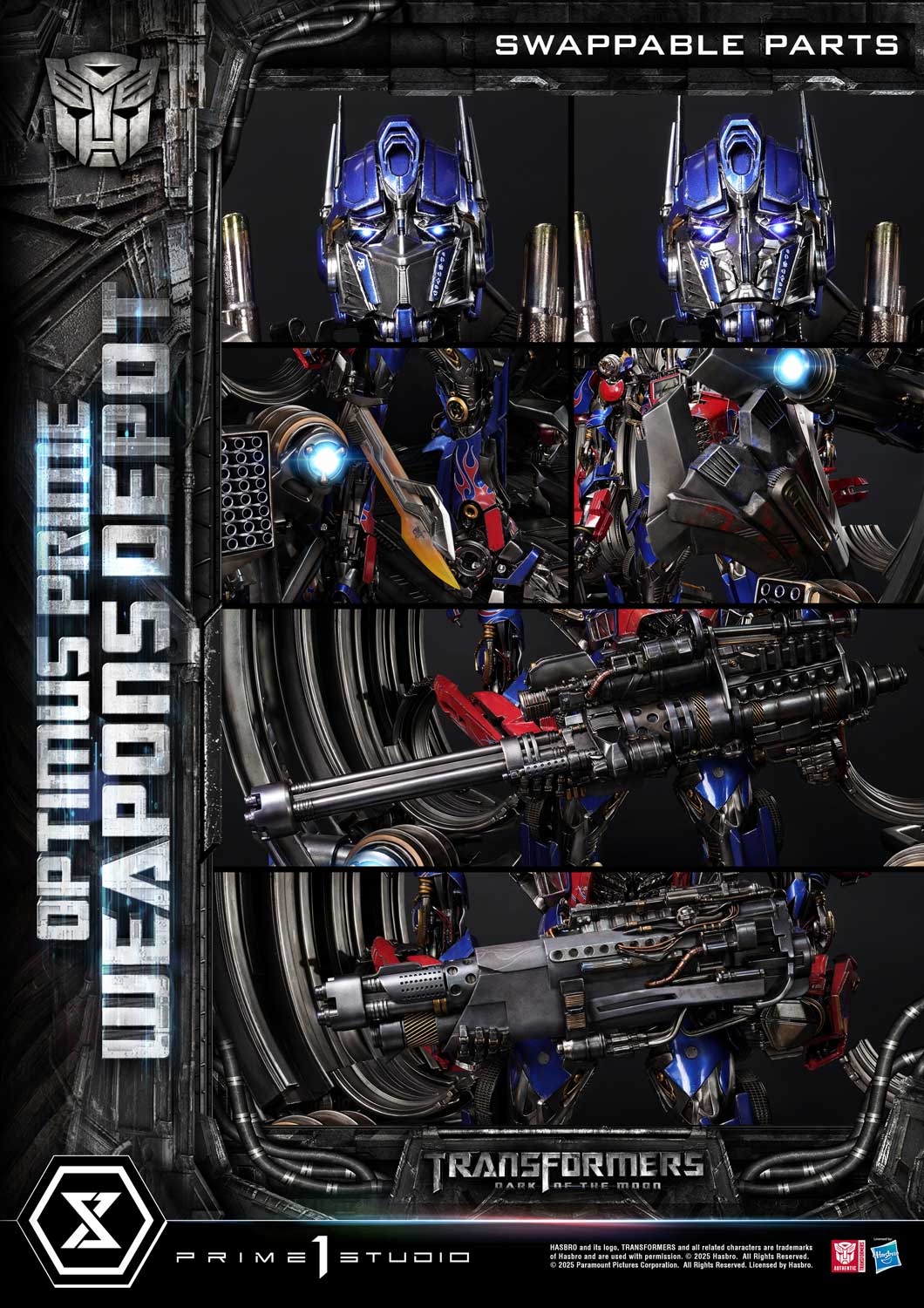 [สั่งจอง] Prime 1 Studio MMTFM-38: Optimus Prime Weapons Depot (Transformers: Dark of the Moon)