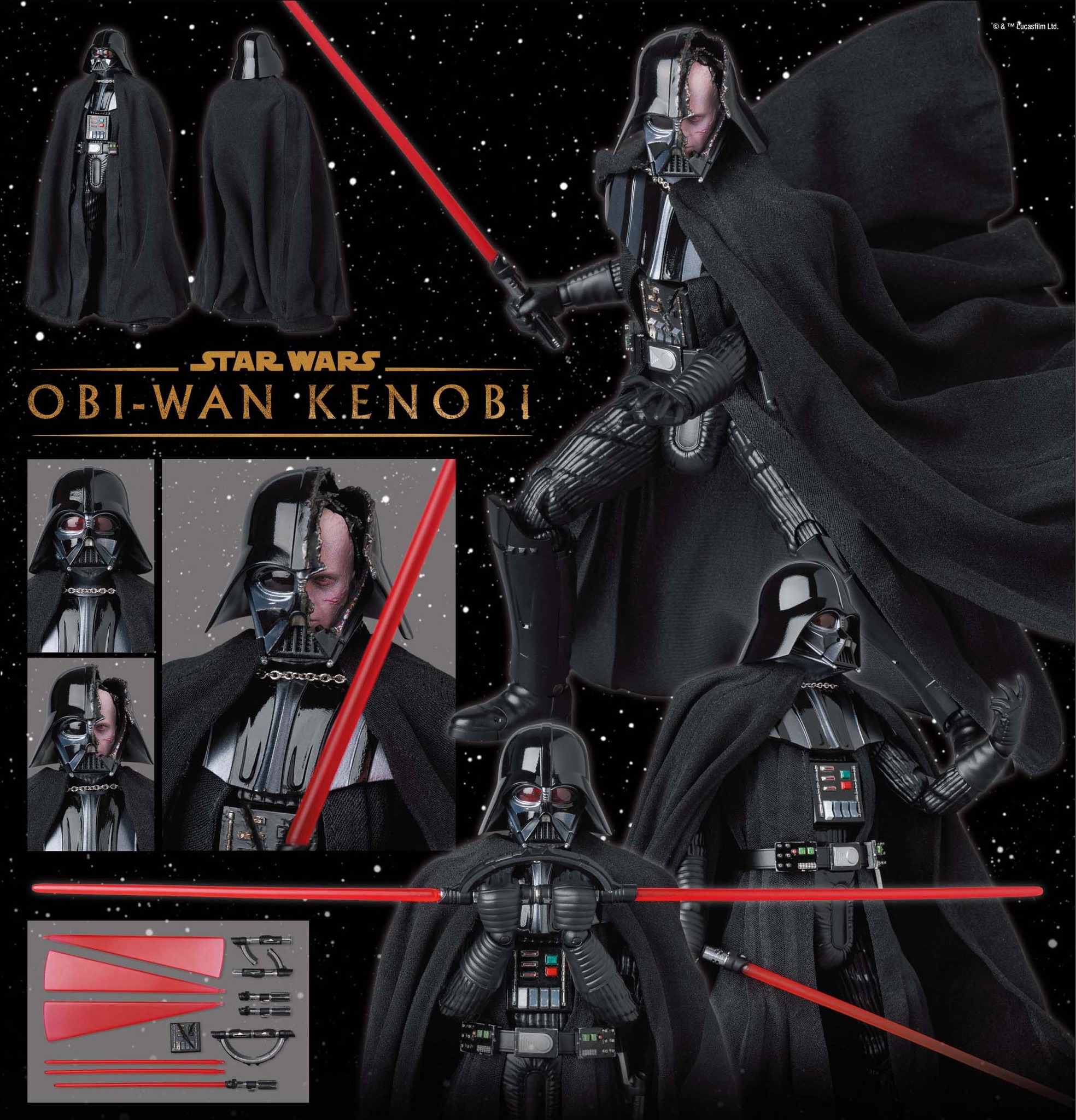 [สั่งจอง]MAFEX No.266 : Darth Vader (Obi-Wan Kenobi Ver.)