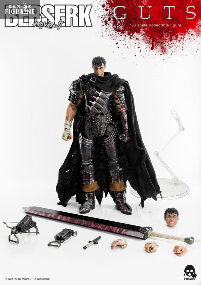 [พร้อมส่ง] threeZero X BERSERK 1/6 - Guts (Black Swordsman)