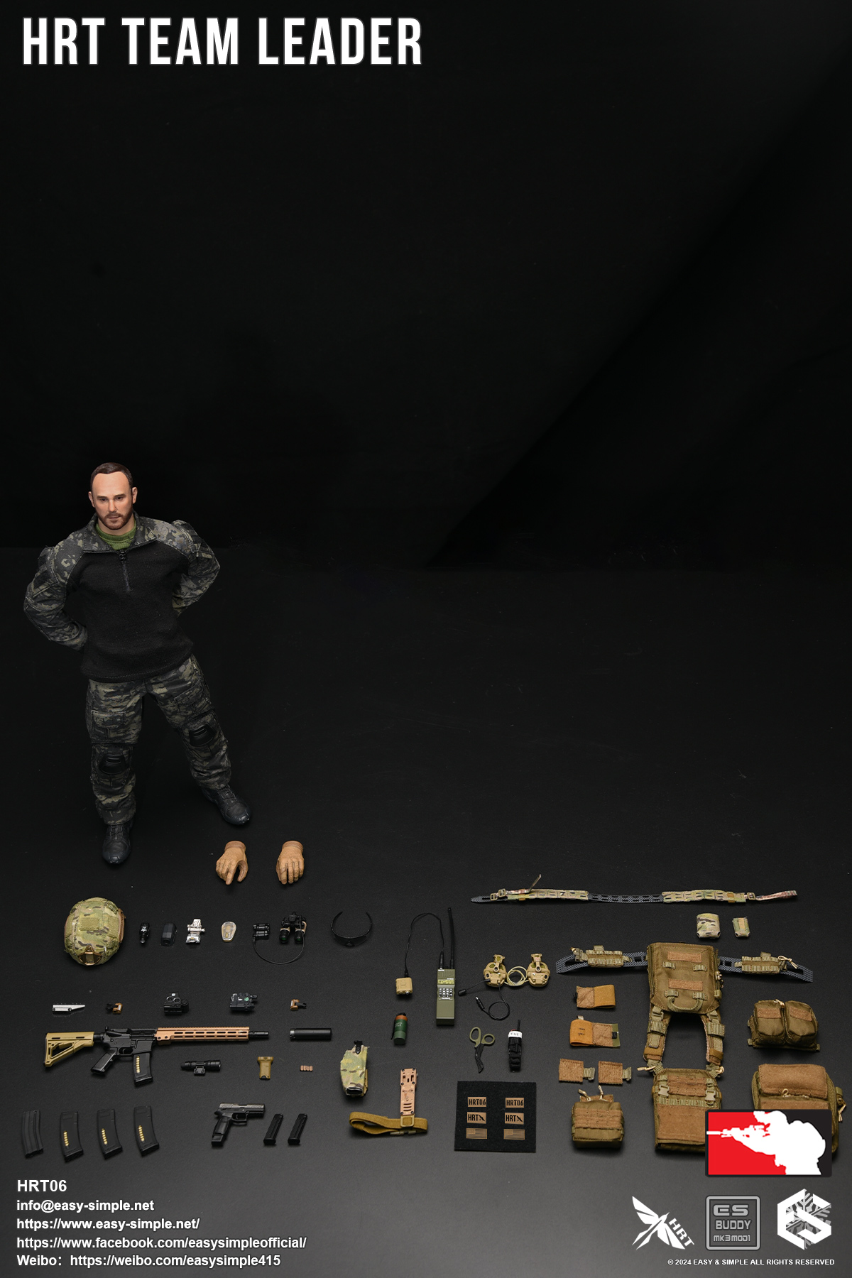 [สั่งจอง]Easy&Simple HRT06 1/6 : HRT TEAM LEADER