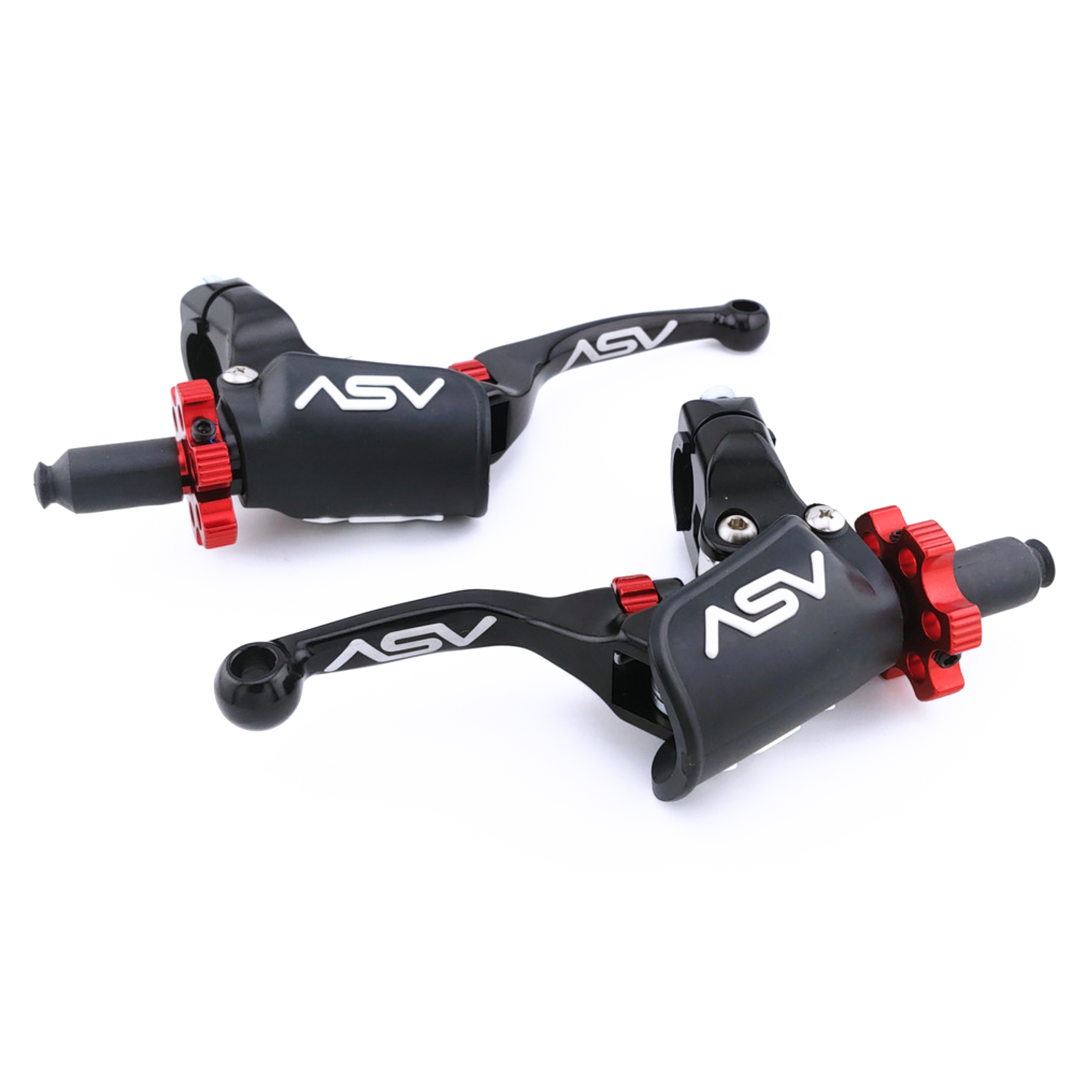 ASV F4 Series Clutch and Brake Lever Pair Pack Black - KLX110, CRF110