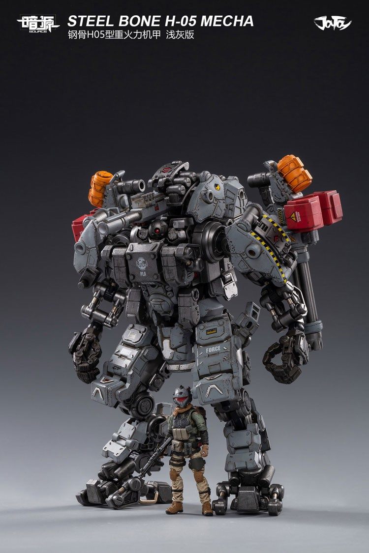 [สั่งจอง]JOYTOY JT0418 1/25 : STEEL BONE H-05 Heavy firepower MECHA (gray)