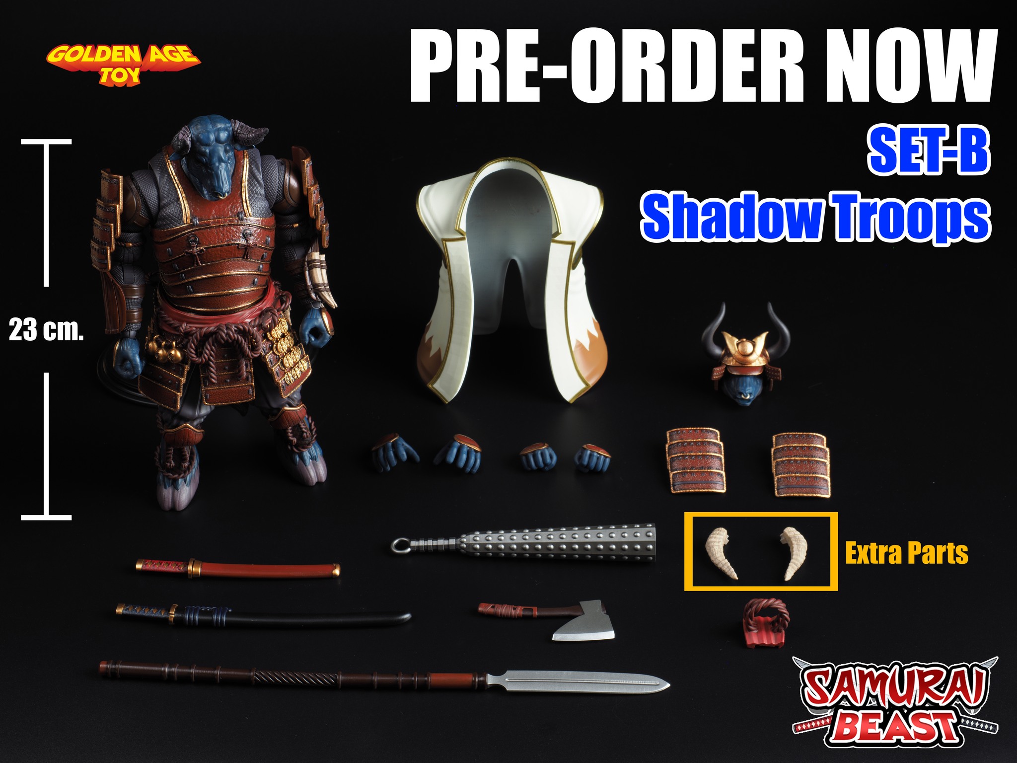 [สั่งจอง]Golden Age Toy 1/12 : Samurai Beast Series (23Cm)