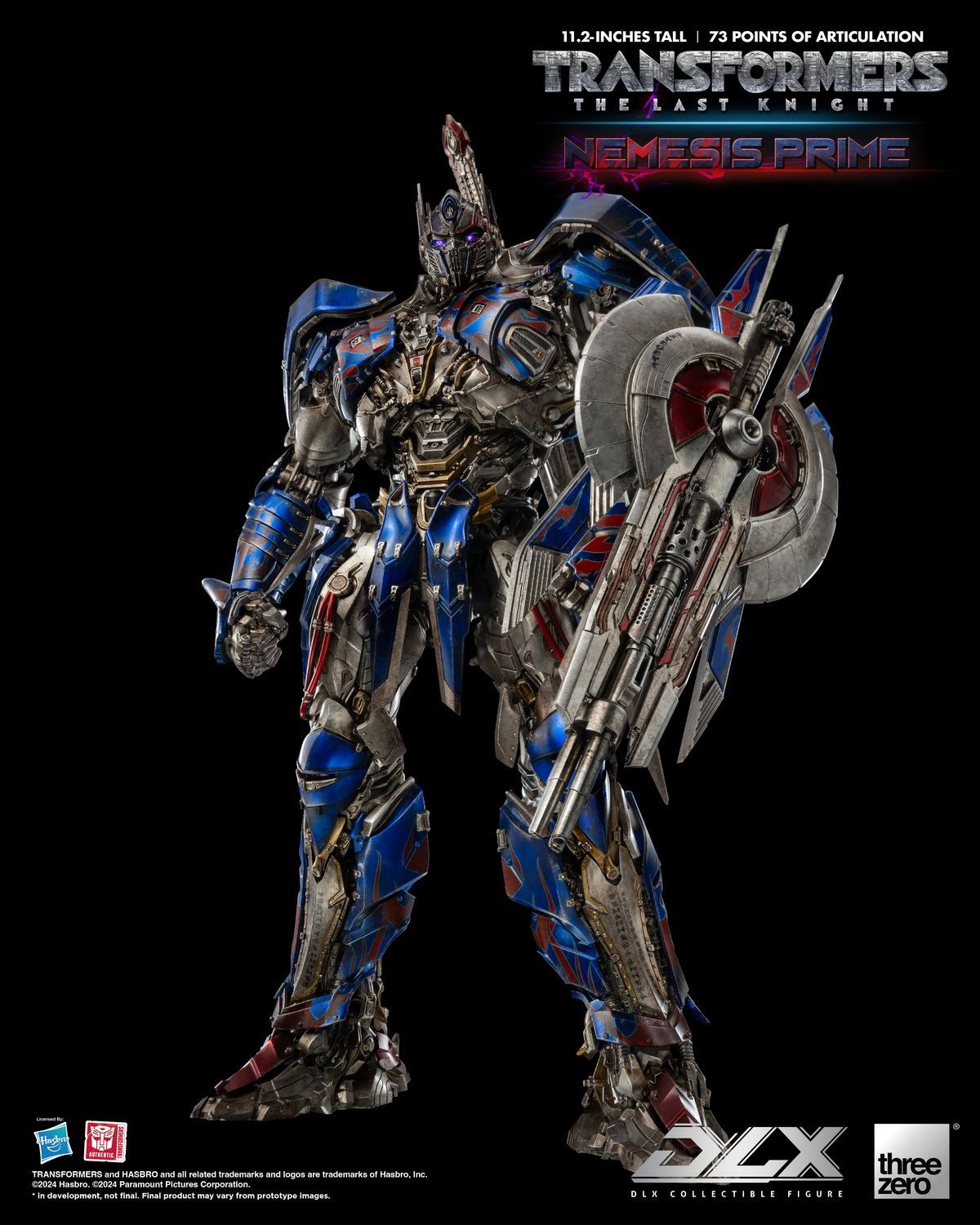 [สั่งจอง] ThreeZero 11" : Transformers : The Last Knight DLX : Optimus Prime Nemisisgent