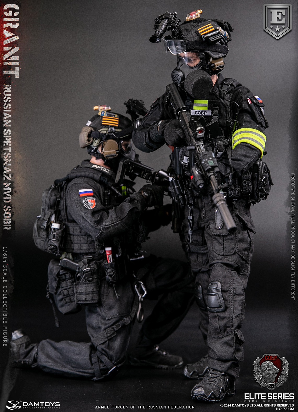 [สั่งจอง]DAMTOYS : 1/6 RUSSIAN SPETSNAZ MVD SOBR GRANIT